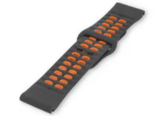 Sport strap for Coros Vertix 2 - grey/orange