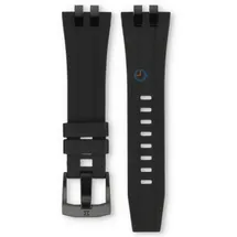 Edox Delfin 85303 Uhrenarmband Schwarz Kautschuk