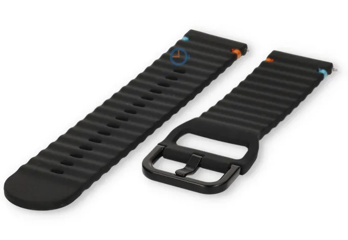 Coros Pace PRO siliconen bandje: 22mm black