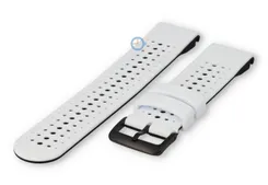 QuickFit 22mm strap - Garmin Fenix 7 - white/black