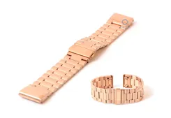 Garmin Fenix 5/6/7 watchstrap stainless steel rose gold