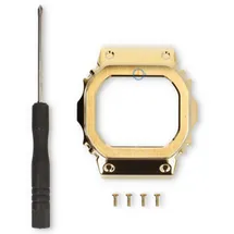 Titanium cover kit for G-Shock DW-5700 - yellowgold
