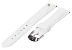 Watchstrap 14mm white leather