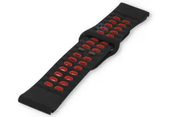 Sport strap for Garmin Fenix - 26mm - black/red