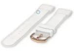 20mm bandje siliconen QuickFit - white