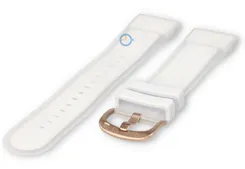 20mm bandje siliconen QuickFit - white