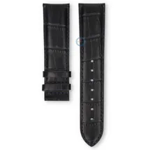Edox Les Vauberts 40101 Uhrenarmband Schwarz Kroko
