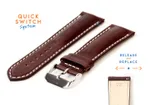 Watchstrap 22mm brown