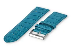 Calfskin watch strap - 26mm - turquoise