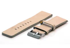 Oozoo Uhrenarmband 24mm beige Leder