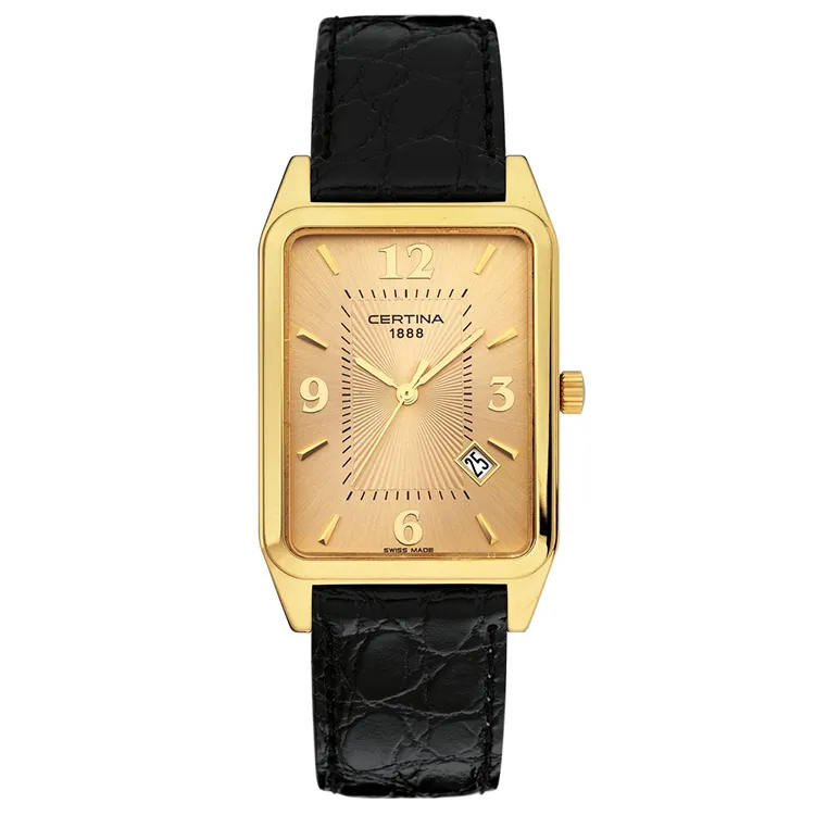 Certina Band C11391716836A 18/16mm schwarzes Leder