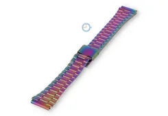Casio A168WA bandje staal - olie