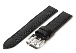 Watchstrap 22mm carbon black