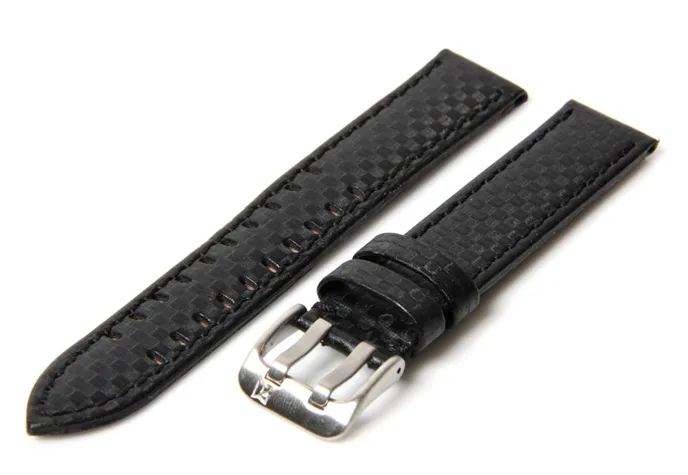 Watchstrap 22mm carbon black