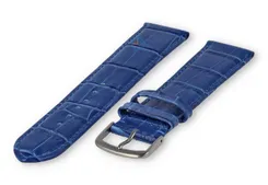 Licht opgevulde XL horlogeband - 22mm - koningsblauw