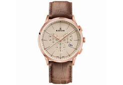 Edox Les Vauberts 10236 Uhrenarmband Braun
