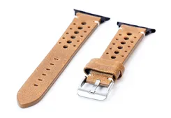 Apple Uhrenarmband perforiertes Leder braun - 38/40/41/42mm