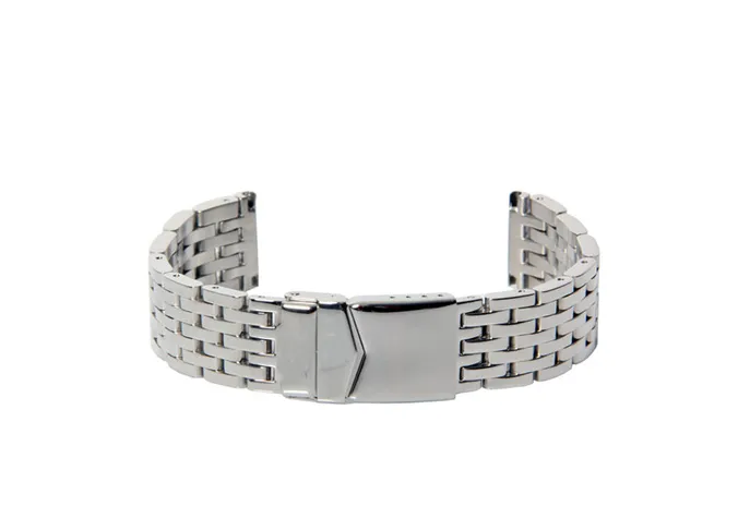 Uhrenarmband 20mm Silber Stahl