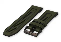 Garmin Fenix 5/6/7 watch band leather - Darkgreen
