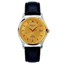 Certina Band C11570344431A 19/16mm schwarzes Leder