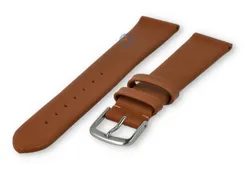 Seamless and smooth strap 18mm - light brown