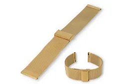 Watch strap 22mm mesh gold - Quick Switch (FINE)