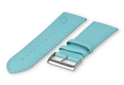28mm watch strap smooth leather - laguna