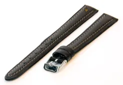 XXL Watchstrap 14mm classic darkbrown leather