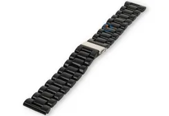 Resin watch strap 22mm - Black
