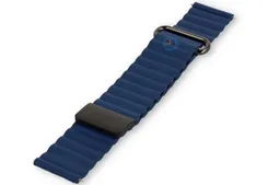 20mm leather strap with magnetic clasp - Blue