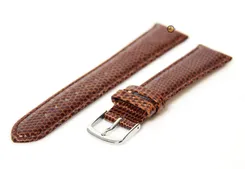 Watchstrap 18mm brown (lizard)