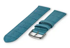 Lightly padded watch strap - 22mm - petrol
