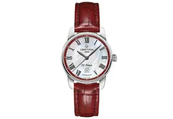 Certina Band C0010071642300A 14/12mm ohne Schließe rotes Leder