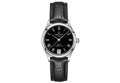 Certina Band C0332071605300A 16/14mm schwarzes Leder ohne Schließe