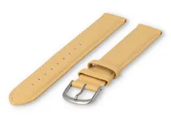 XL watch strap smooth leather - 18mm - vanilla