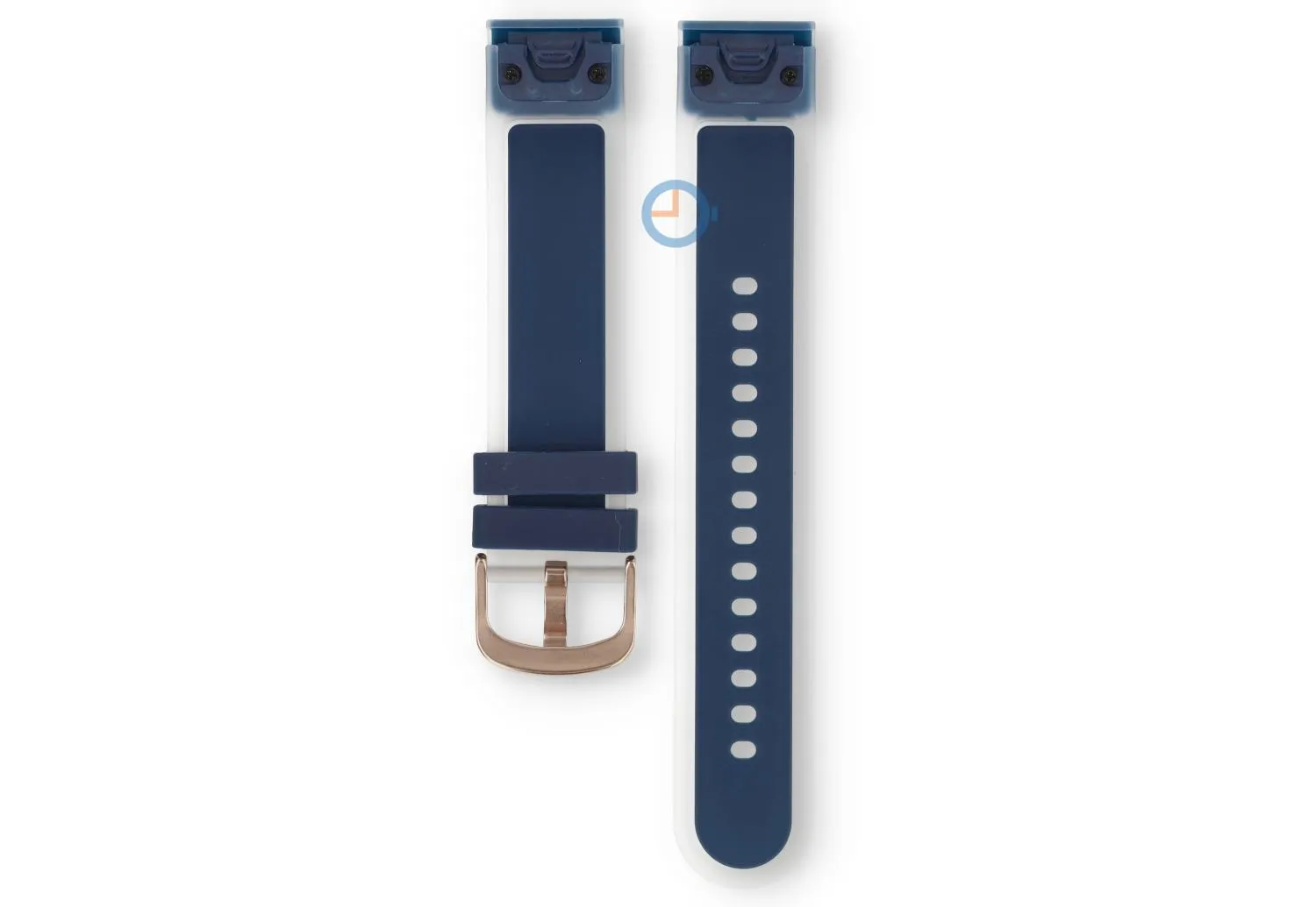 20mm bandje siliconen QuickFit - blue
