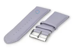 28mm watch strap smooth leather - light purple