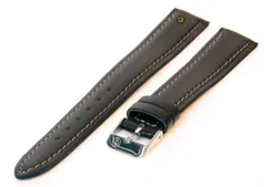 XXL Watchstrap 18mm classic darkbrown leather
