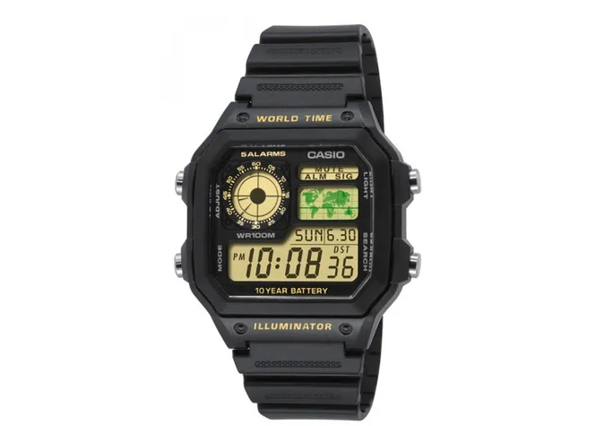 Casio Uhrenarmband AE-1200WH-1BV