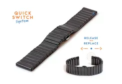 Watchstrap 20mm ceramic black
