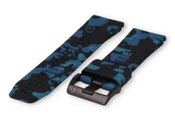 Quick-Fit strap Garmin Fenix 7X - military-print - blue