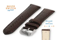 Watchstrap 22mm brown leather