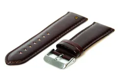 Watchstrap 22mm classic leather darkbrown