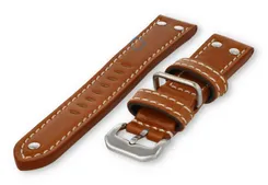 Vintage Flieger watch strap - 20mm - brown