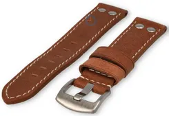 Watchstrap 18mm leather vintage brown