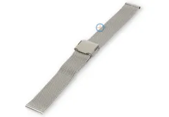 Universal BERING watch strap - 14mm - titanium silver