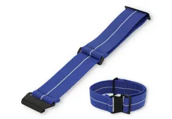Elastic watch strap 22mm nylon lavender - white