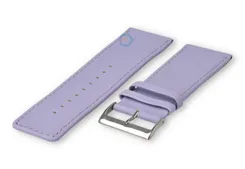 30mm watch strap smooth leather - light purple