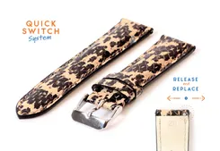 Watchstrap 20mm snakeskin leather - beige