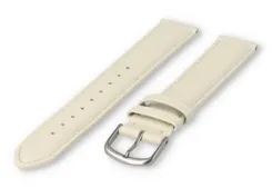 XL watch strap smooth leather - 18mm - sand
